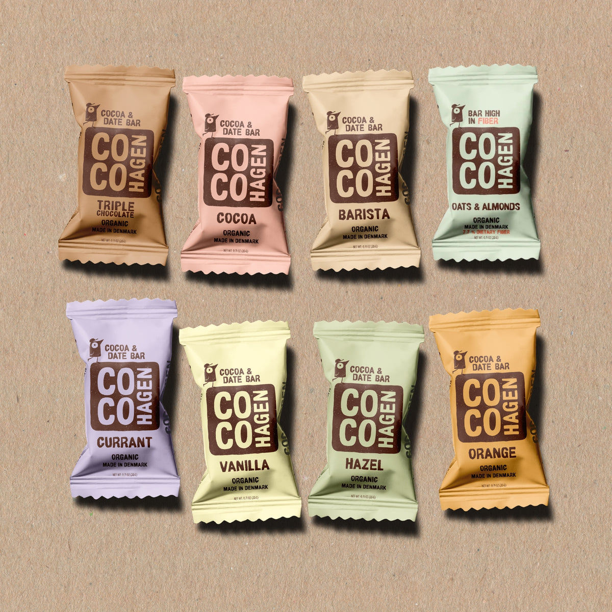 Bio Cocohagen Dattelriegel Mix – 8 × 20g