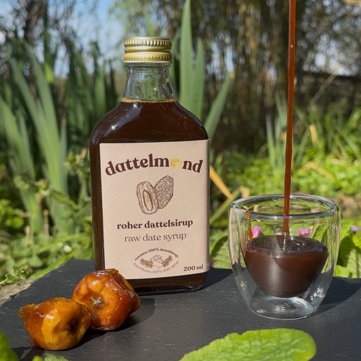 Roher Dattelsirup