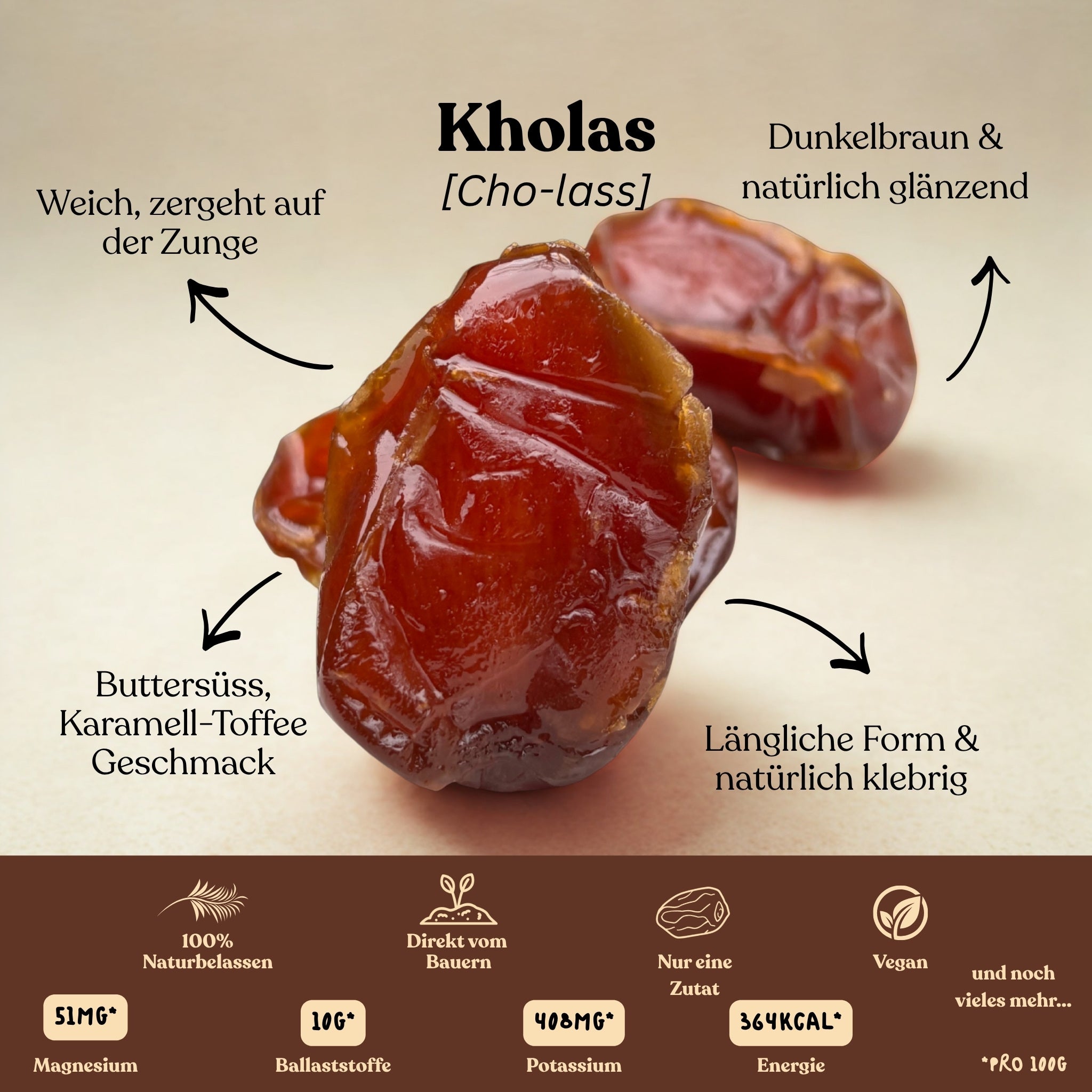 Pressed Kholas Dates from Saudi Arabia | dattelmond.ch