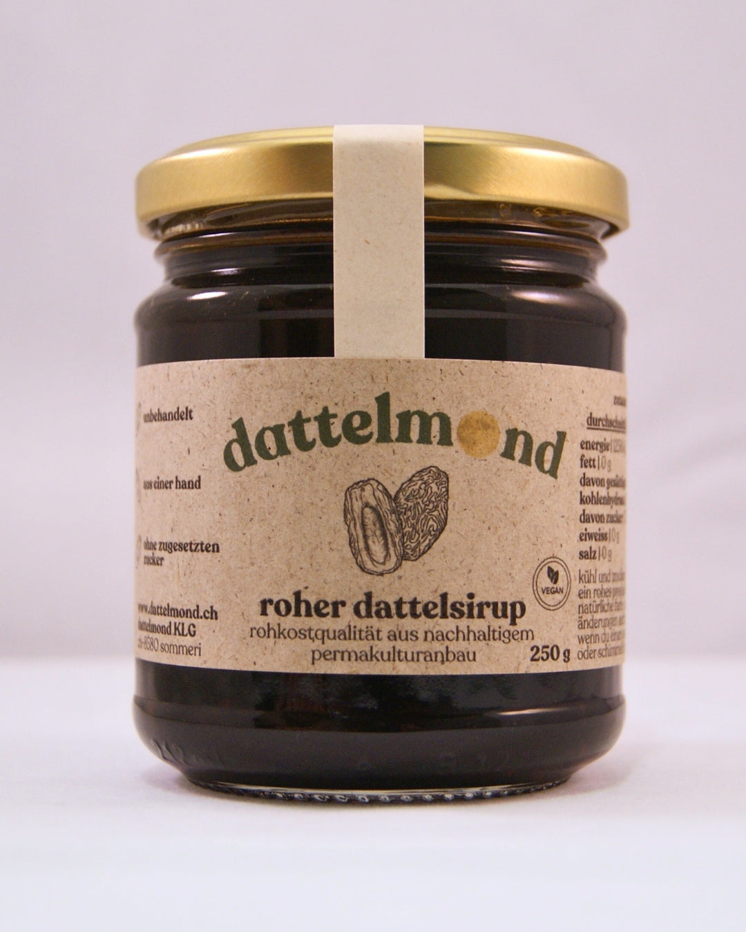 Roher Dattelsirup